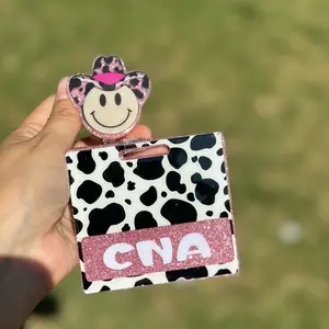 Cowgirl badge reel and buddy set