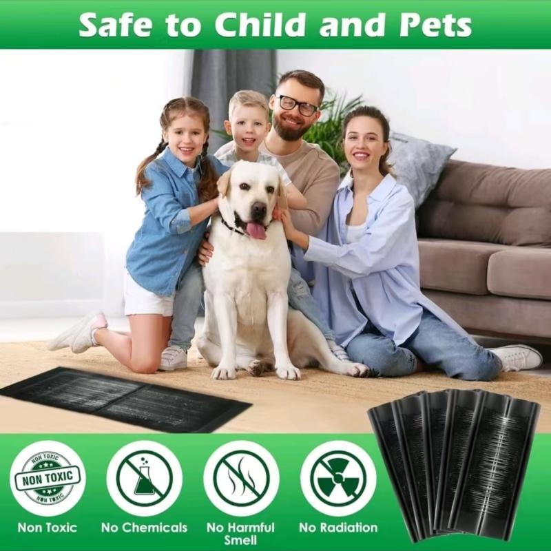 Strong Adhesive Mouse Stickers for Clean & Safe Home Easy Application to Various Surfaces Quick Effective Solution trap，Pre-Scented, Non-Toxic Glue Boards