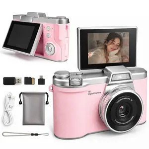 Autofocus Digital Camera for Photography, Full HD 1080P, 8x Digital Zoom, Compact Portable Camera, Ideal for Beginners, Includes Memory Card