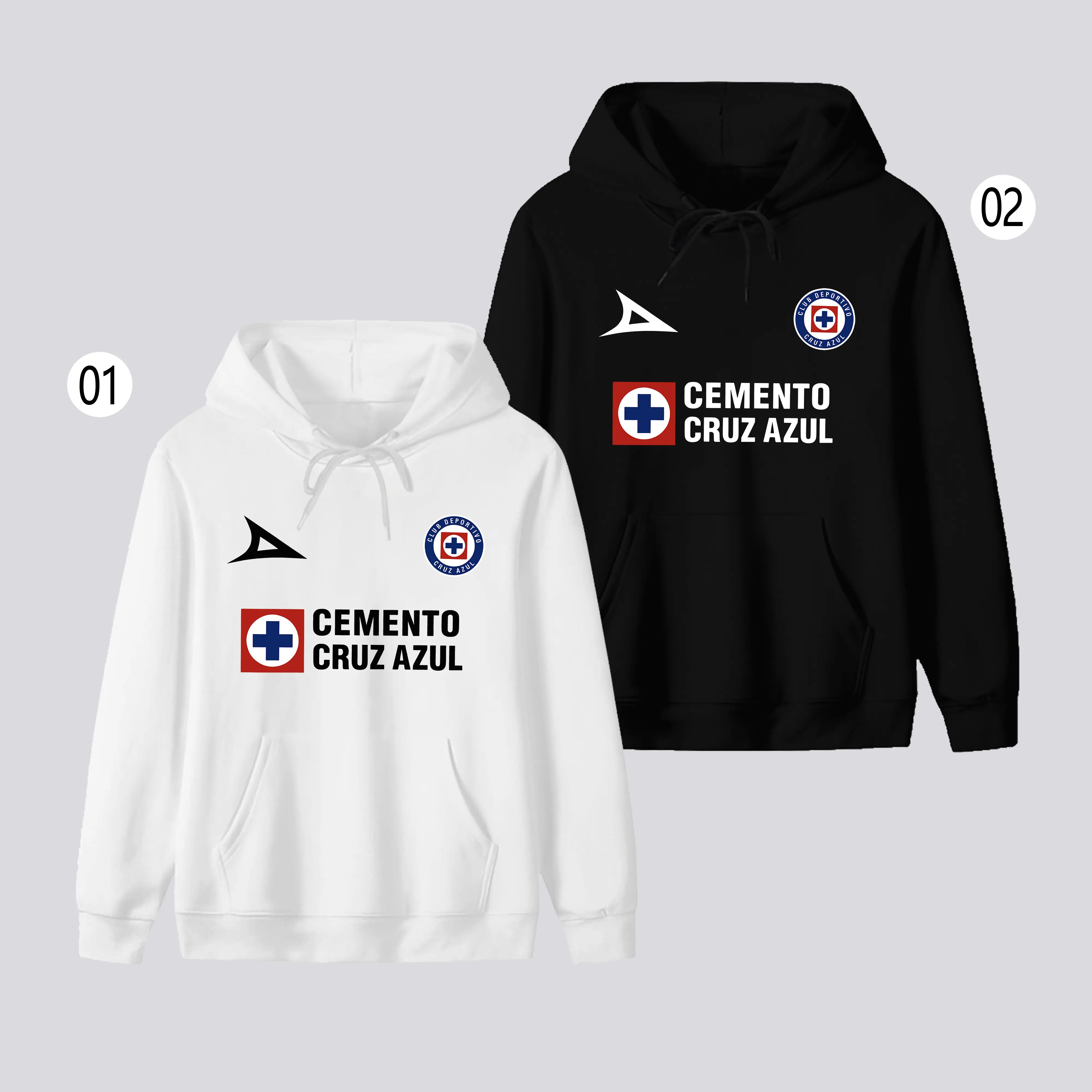 Symbol Of The Renowned Cruz Azul Football Club Accompanied By The Cruz Azul Cement Symbol That Represents Strength, Unity And Sporting Tradition. Men's hoodie, Vintage Streetwear, Oversized Casual Graphic hooded