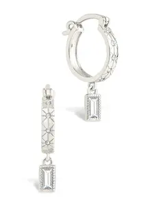 Sterling Silver Oaklyn Micro Hoops