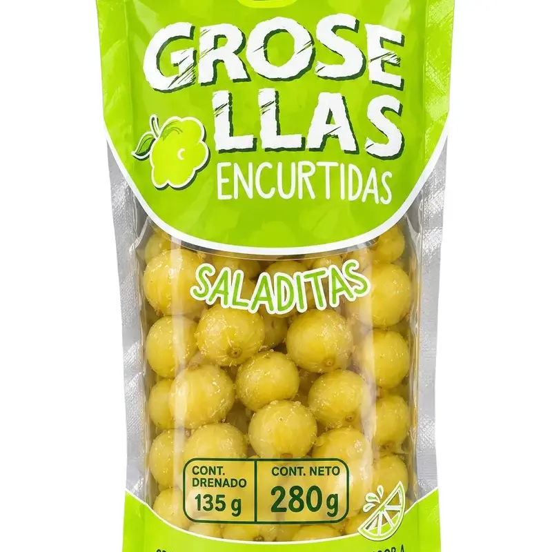 Nutresnacks grosellas encurtidas sabor a limon 280g