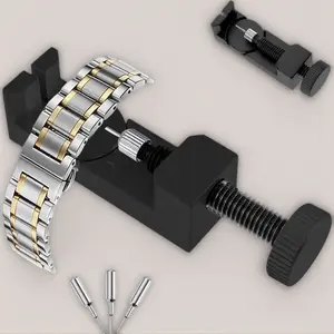 Watch Link Remover Kit – Metal Watch Strap Repair Tool for Adjusting Watch Bands, Replacing Watch Pins, Spring Bars, and Resizing or Shortening Watch Straps