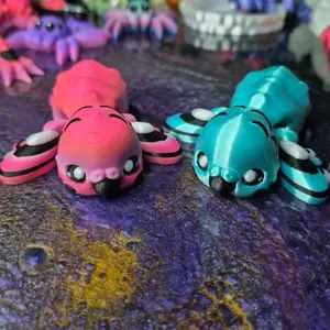 Bird Articulated Unique Design Desk Pet Decorative Collection Stress and Anxiety Relief for Home Office