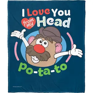 Northwest Potato Head Silk Touch Throw Blanket, 50" x 60", Head to Po-ta-Toe