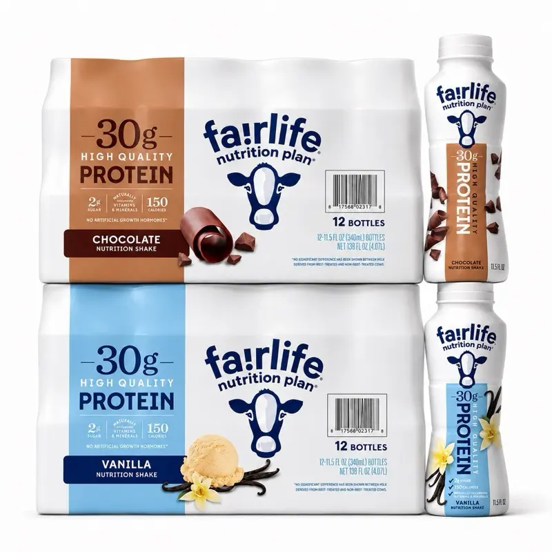 Fairlife Nutrition Plan 30g High Protein Nutrition Shake, 11.5 fl oz, 12 Pack