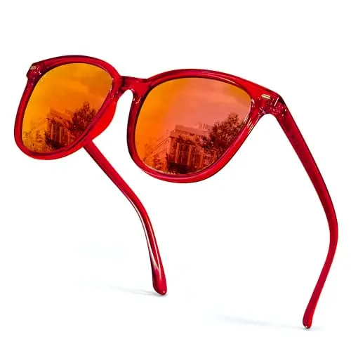 rea frame / orange mirror lens