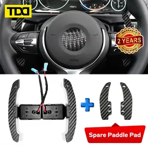TDD Magnetic Carbon Fiber Paddle Shifters Compatible with BMW F10 F06 F07 G20 G30 F18 F12 F13 F15 F16 F20 F22 F30 F31 F32 F34 F36 F49 F85 F86 I8 I12 Also Fit for MINI Supra