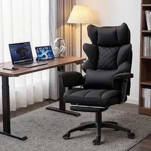 [DealsForYouDays] Extra Large Ergonomic Massage Gaming Office Chair with Pocket Spring Cushion, High Back Recliner Desk Chair for Work, Gaming & Napping - Adjustable Armrests, Lumbar Support & Footrest summergarden
