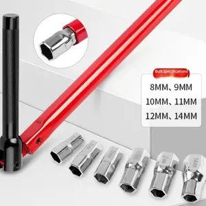 Water Faucet Installation Wrench Set 8-14mm Socket Wrench Kit, Durable Smooth Surface Plumbing Tool, Manual Repair Tools for Plumbers