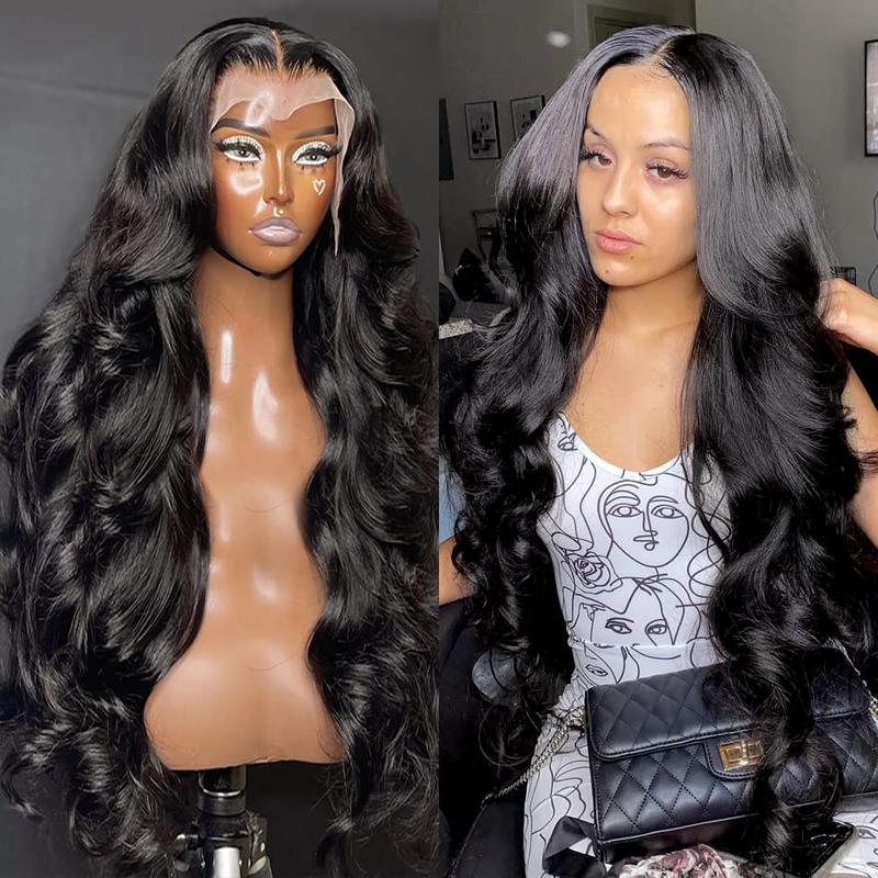 Bling Hair Body Wave 13x6 Wigs 13x4 Hd Transparent Lace Frontal Human Hair Wig 180 Density 6x4 Body Wave Glueless Lace Closure Wigs For Black Women