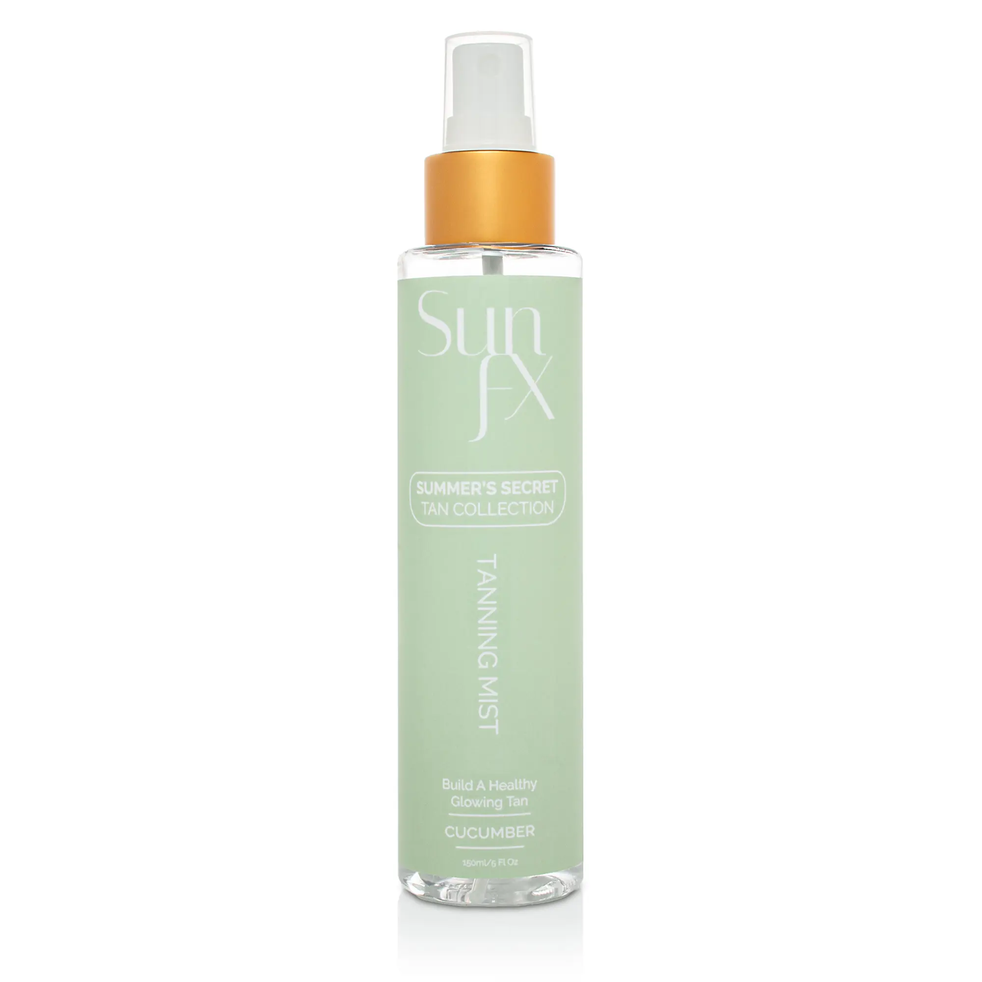 SunFX Tanning Mist for Face & Body | Ultra Hydrating | Hyaluronic Acid | Vegan | Cruelty-Free | Long Lasting Self Tanner Cucumber - 5floz Moisturizer Moisturizing