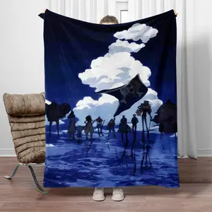 One Pie.ce Anime HD Printed Flannel Thin Blanket.Four Season Blanket.for Sofa,bed,living Rooms,travel Picnic Blanket Gifts