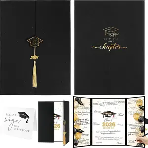 kockuu 2026 Graduation Guest Book Signature Board, Black and  Class of 2026 Graduation Sign In Book to Sign Decor for Grad Party High School College Grad Gifts