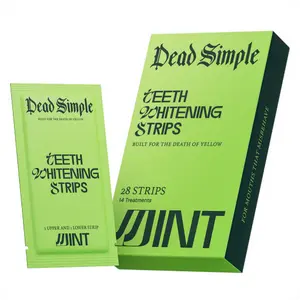 Dead Simple Teeth Whitening Strips – 14 Treatments, Enamel-Safe Whitening for Convenient at-Home Stain Removal - Suitable for Sensitive Teeth