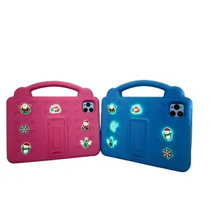 Unique Accessory Edition 10.1-inch Kids Tablet Android Learning System with EVA Protective Case Dual Camera WiFi Bluetooth Educational Apps Parental Control Special Decorative Design wifi kid tablet  teléfono entertainment all-in-one machine Eye Protectio