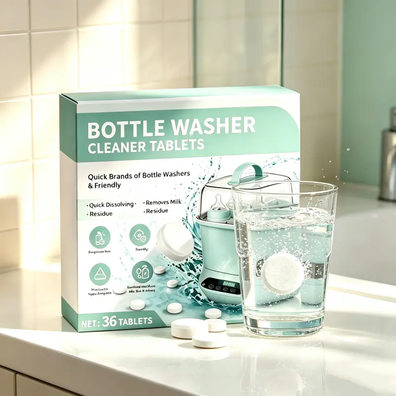 Multipurpose Effervescent Cleaning Tablets, Works on Milk Residue, Limescale and Beverage Stains for Baby Feeding Bottles, Mugs & Water Cups