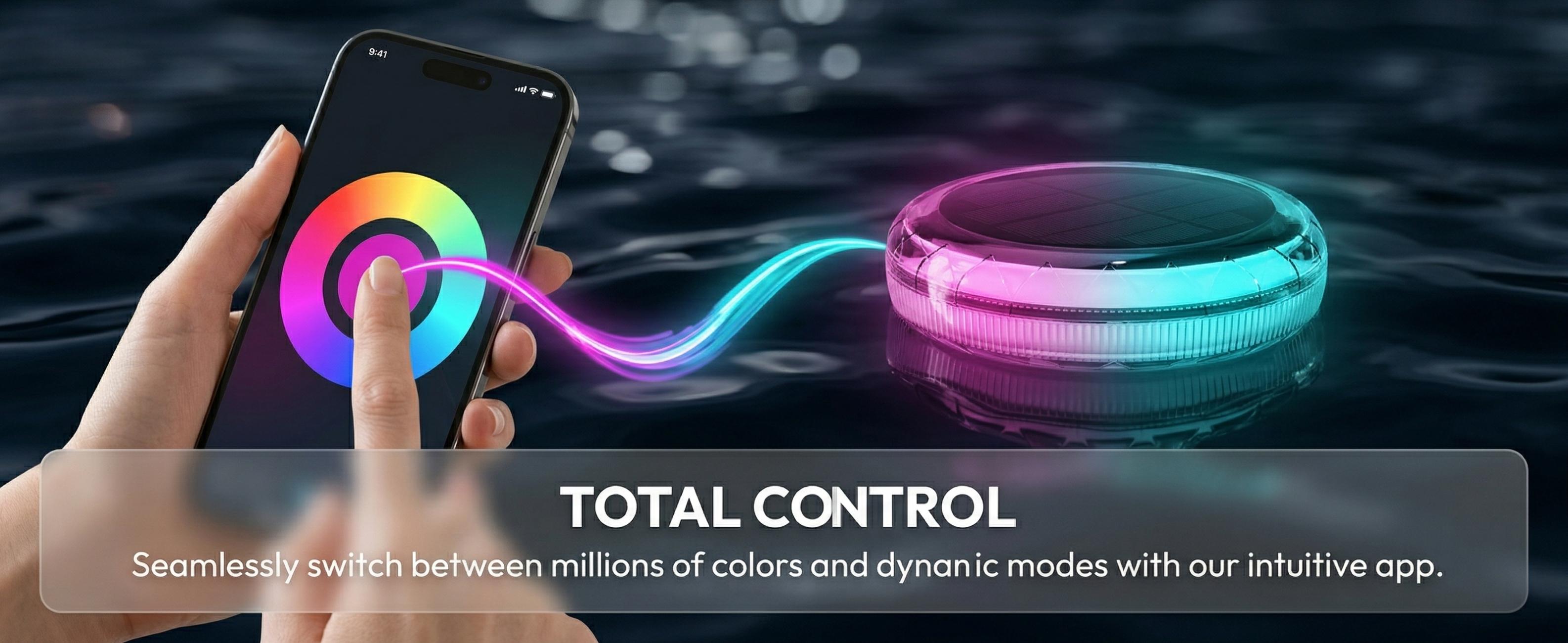 Solar Floating Pool Light, RGB Color Changing Waterproof Pool Lamp with Remote Control, LED Pool Decor for Swimming Pool, Hot Tub, Pond, Party and Garden