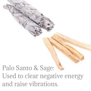 Sacred Sage and Palo Santo Sticks Fragrance Scent Perfume Aroma Scented Freshener