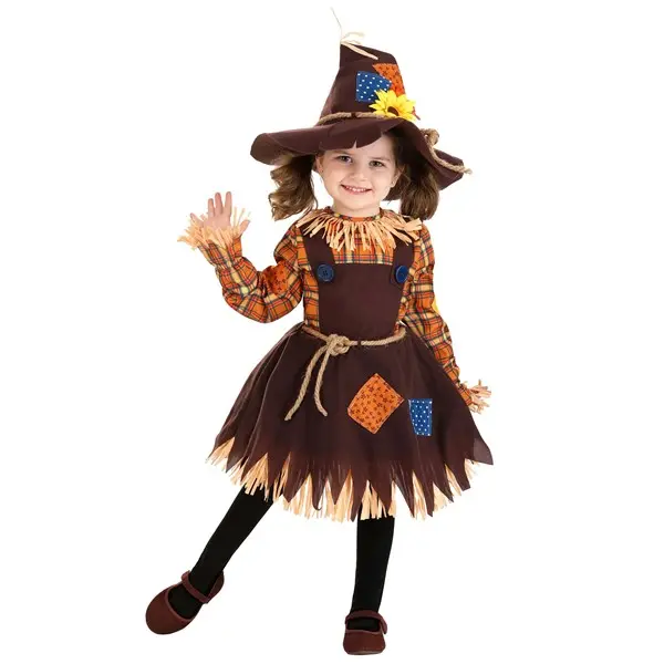 Toddler Sunflower Scarecrow Costume