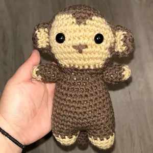 Hand Crochet Monkey
