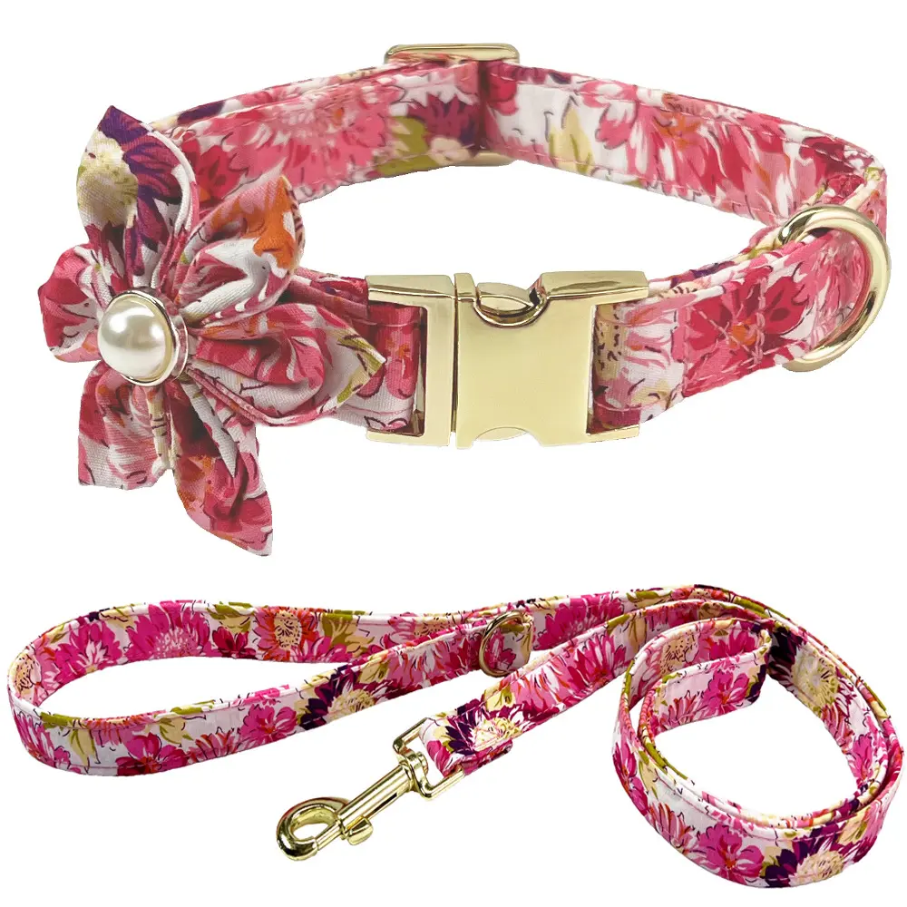 [Three-piece bead set]-Rose red