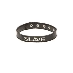 Talk Dirty To Me 'SLAVE' BDSM Choker