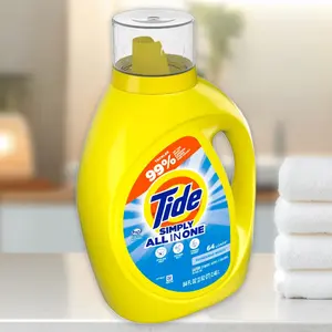 Tide Simply Refreshing Breeze Liquid Laundry Detergent 117fl oz - Liquid Detergent, Refreshing Breeze, 117fl oz, for All Fabrics, Clean Fresh Scent, Value Pack