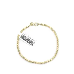 Pulsera de balines adiamantada 7inch