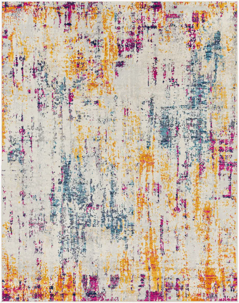 Floransa FSA-2330 Burnt Orange / Fuchsia Rug