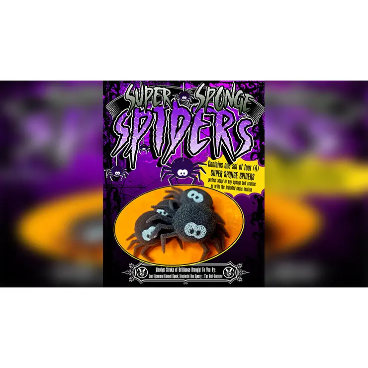 Super Sponge Spiders Sponge Ball Set
