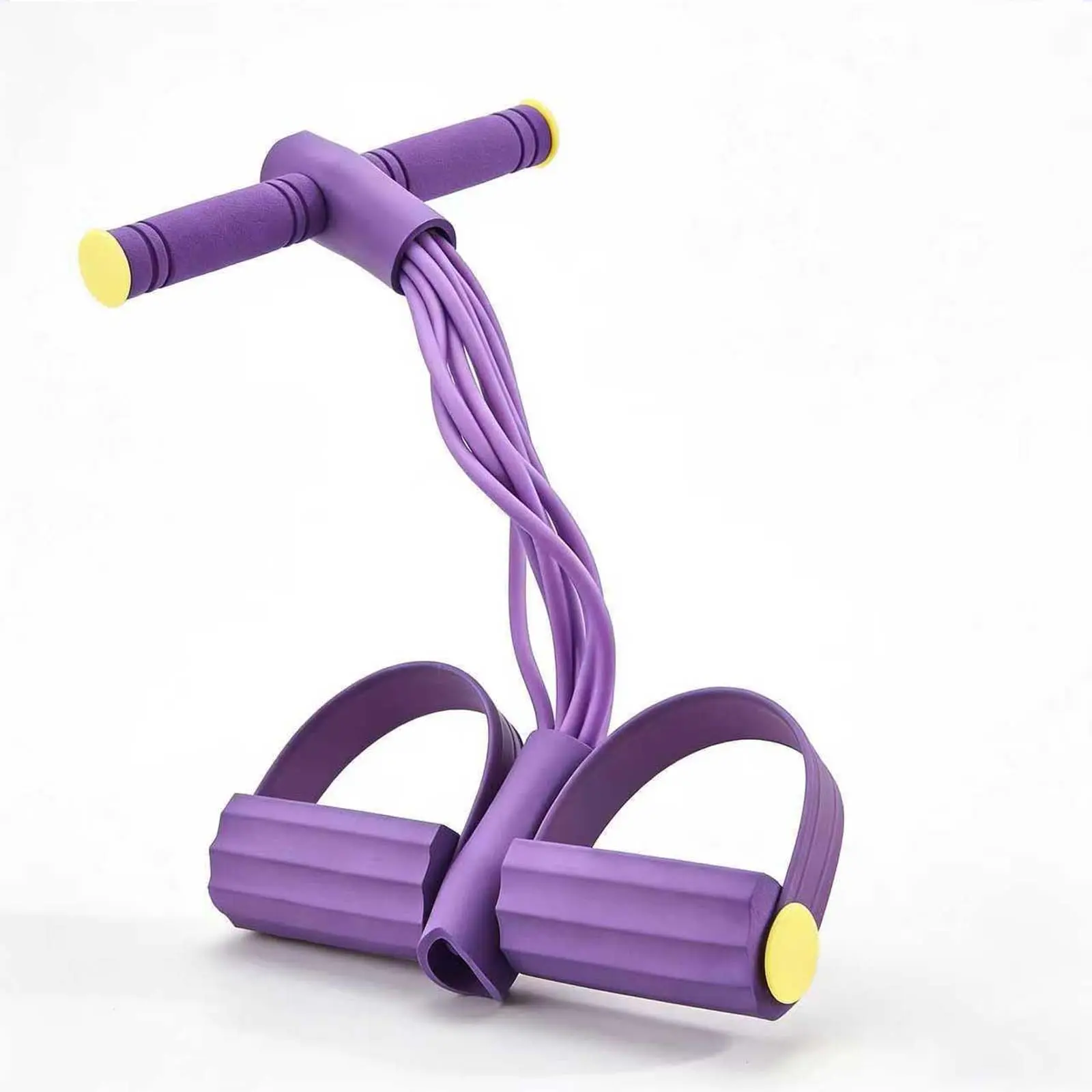 Resistance Bands-4 Tube Pedal Ankle Puller, 2025 Upgraded Multifunction Tension Rope, Home Gym Equipment for Full Body Strength for Training and Stretching