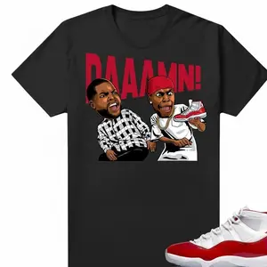 Cherry 11 shirts to match Sneaker Match Tees White DAAAMN Unisex streetwear