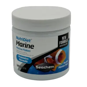 Seachem NutriDiet Marine Probiotics Flakes 15g - Premium & Balanced Diet for Aquarium Fish - Saltwater Aquarium Fish Food