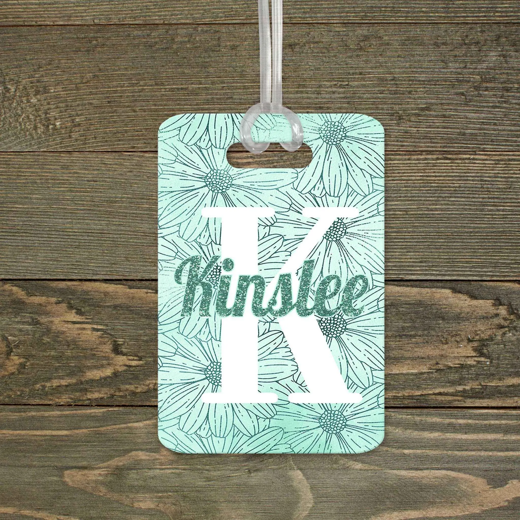 Personalized Luggage Tag | Custom Monogram Bag Tag | Mint