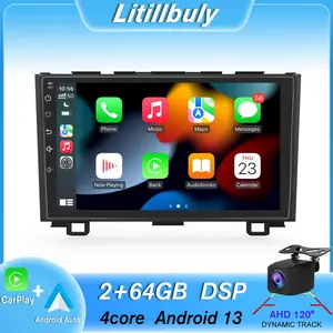 Car Stereo for Honda CRV 2007-2011 touch screen has Android Auto Wireless Carplay, Bluetooth WIFI supports GPS Navigation Car Video Player Car Audio Car Head Unit