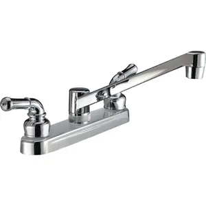 PB-K14CP Kitchen Sink Faucet with Classic Levers - Metallic  Over ABS Plastic (Polished Chrome)