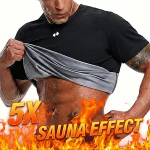 HOTSUIT Men's Summer Short Sleeve Athletic T-Shirt Women's Sweat Wicking Compression Quick Dry Vest Knit Slim Casual Basic Top Outdoorfun workout tops oga orange athletic