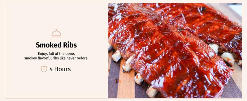 EAST OAK Ridgewood Pro 30" Electric Smoker, Smoker with Leg Kit & Glass Door, Side Wood Chip Loader, 725 Sq Inches of Cooking, Digital Control, Night Blue