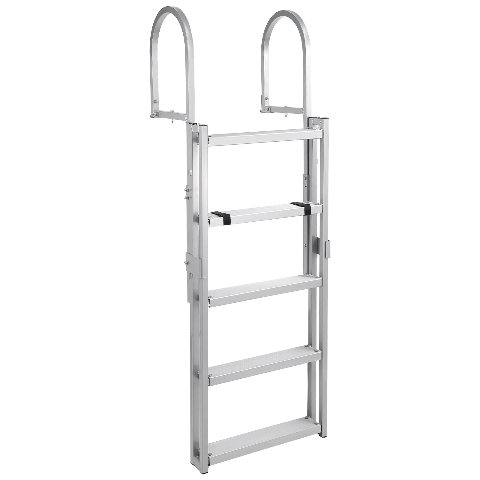 【GARVEE】Removable Dock Ladder - 3/4/5 Steps, 350/500lbs Load Capacity, Aluminum, Nonslip, for Lake, Marine Boarding, Pool