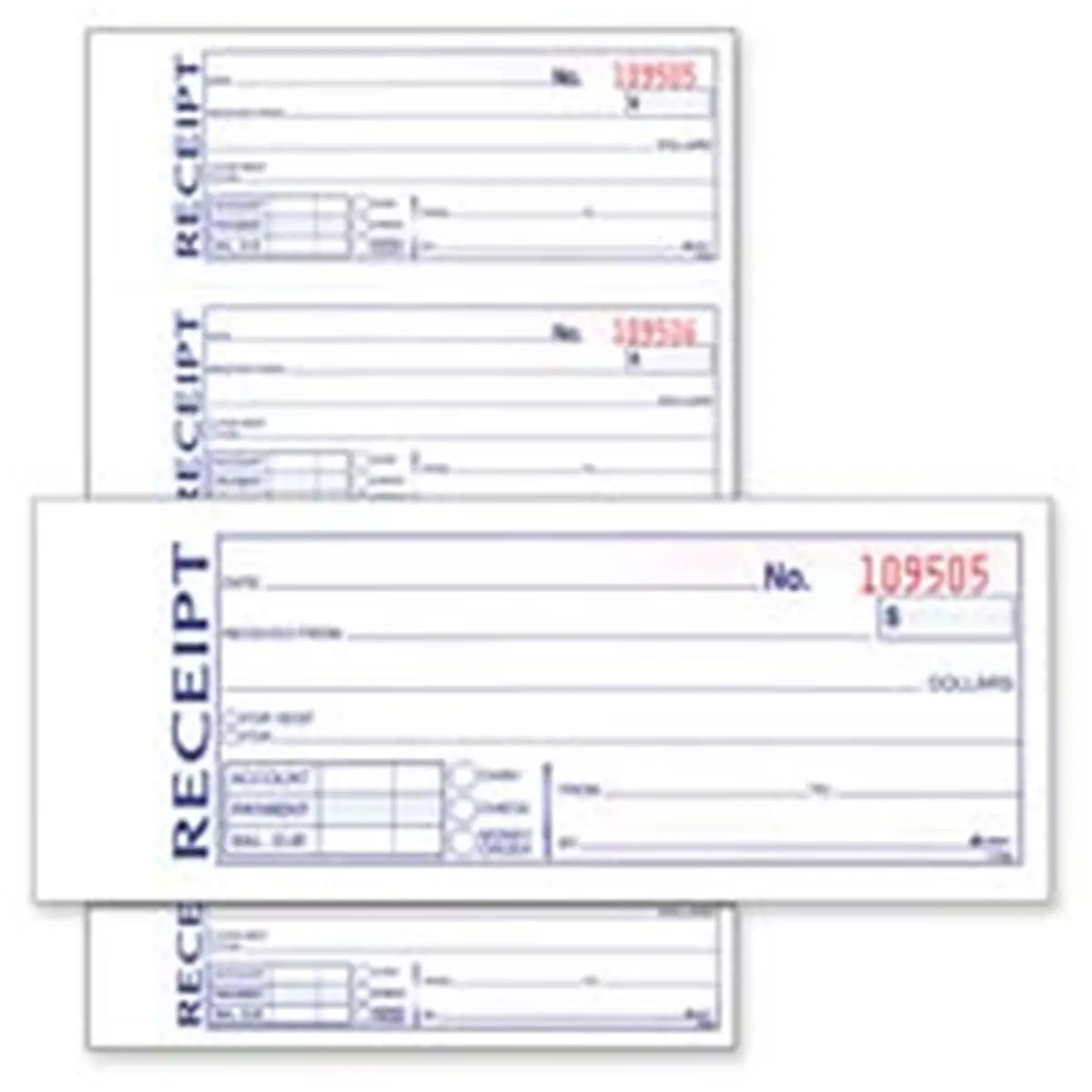 Adams Business Forms ABFSC1182 Spiral Money/Rent Receipt Book, 2-Part Office Stationery with Payment Log, Preprinted Payment Options & Standard Layout, Consecutively Numbered Accounting Supplies, 7.63in x 11in, 200-Receipt Capacity for Business Owners, 2-