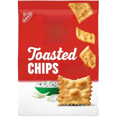 thumbnail image 2 of RITZ Sour Cream & Onion Toasted Chips - 8.1oz Baked Snack Crackers 2 of 13