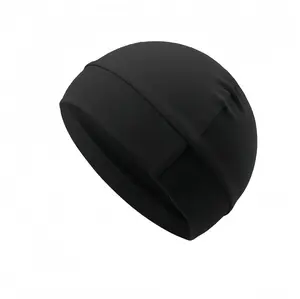 Cycling Skull Cap, Unisex Solid Color Stretchy Polyamide Beanie, Machine Washable Helmet Liner for Summer Biking & Outdoor Sports, Cycling Skull Caps, Beanies