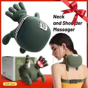Professional Handheld Neck Massager, Realistic Touch, Three Speed Settings, Unisex, Christmas Gift, Shoulder Massage Device