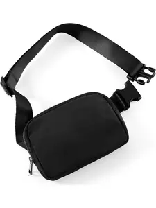 Unisex Mini Waist Pack with Adjustable Shoulder Strap, Small Belt Bag for Sports Running Travel Hiking