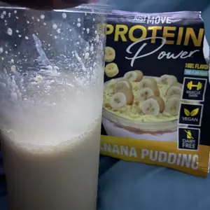 Just Move Protein - Banana Pudding - Vegan (Plant Based) Organic, Dairy Free, Soy Free, Gluten Free, Keto, Peanut Free, 20g Protein, Low Carb, Non GMO supplements fitness dietary supplement loaded workout Nutrition Powder Dessert Flavor Healthy Fruit