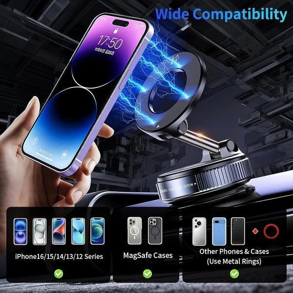 Car-mounted mobile phone holder, 360-degree rotation, suitable for car navigation and car dashboard, adjustable angle for both horizontal and vertical screens, suction cup fixed anti-slip mobile phone holder, suitable for iPhone and others. Car-mounted mobile phone holder, 360-degree rotation, suitable for car navigation and car dashboard, adjustable angle for both horizontal and vertical screens, suction cup fixed anti-slip mobile phone holder, suitable for iPhone and others.