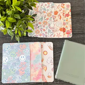 Groovy Pastel Kindle Inserts - Cardstock for Clear Case Covers Colorsoft Oasis Covers Paperwhite Skins Reader Gifts Book Tok Book Lover Device Smartphone Multicolor Safety Casing Tablet Accessories
