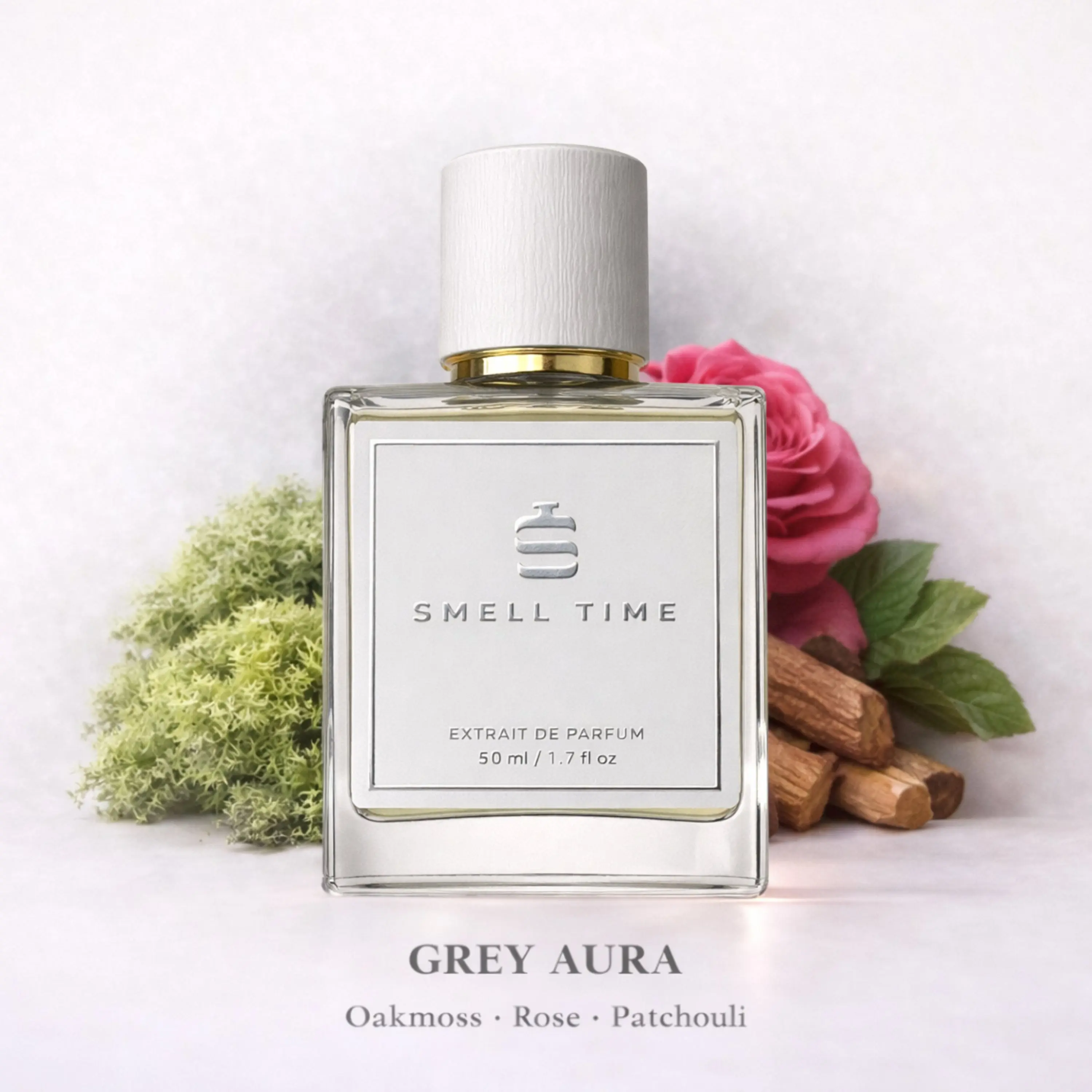 Grey Aura – Modern Floral Musk Extrait de Parfum For Her