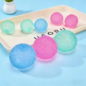Handmade Crystal Digging Grape Bead Mochi Ball 2.36 Inch Flexible TPR Stress Calming Fidget Sensory Toy Holiday Gift fidgit